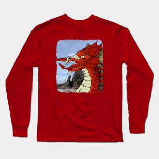 Scaly Welsh Dragon Long Sleeve T-Shirt